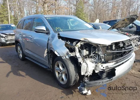 2015 Toyota Highlander Limited V6 from USA, damaged, VIN 5TDDKRFHXFS219776